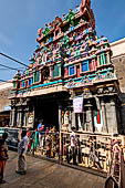 The great Chola temples of Tamil Nadu - The Sri Ranganatha Temple of Srirangam. The gopura of the entrance to the second enclosure (South). 